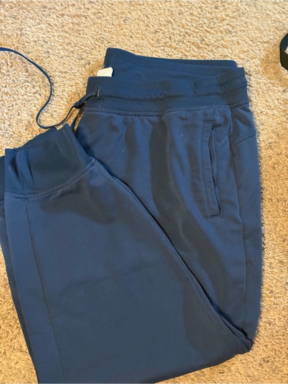 Women’s Athletic Works Navy Jogger Bottoms